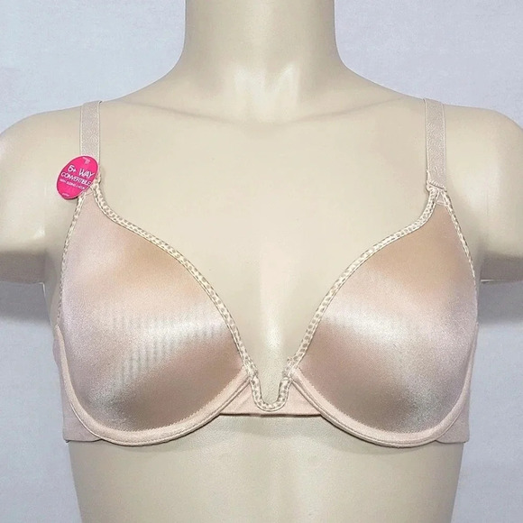 34C Lily Of France 2177200 Extreme U-Plunge UW Bra NWT - Picture 1 of 9